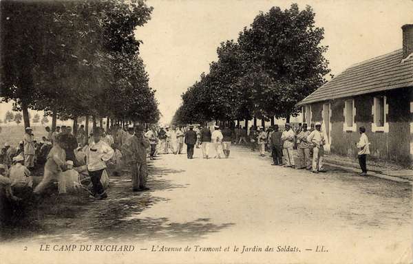 L'avenue de Tramont et le jardin des soldats