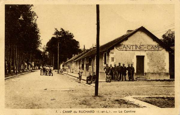 La cantine du camp du Ruchard