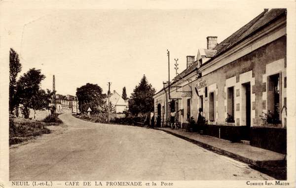 Le café &laquo La promenade &raquo et la recette auxiliaire de la poste