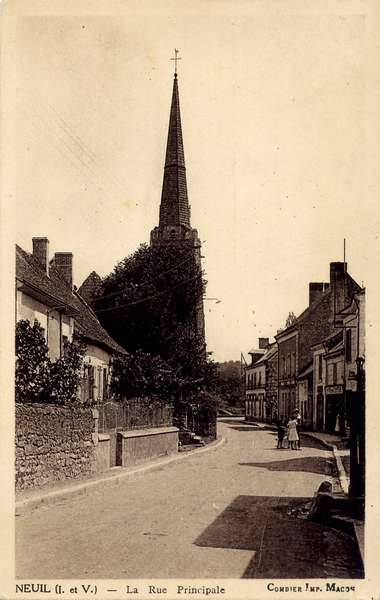 La rue de l'église